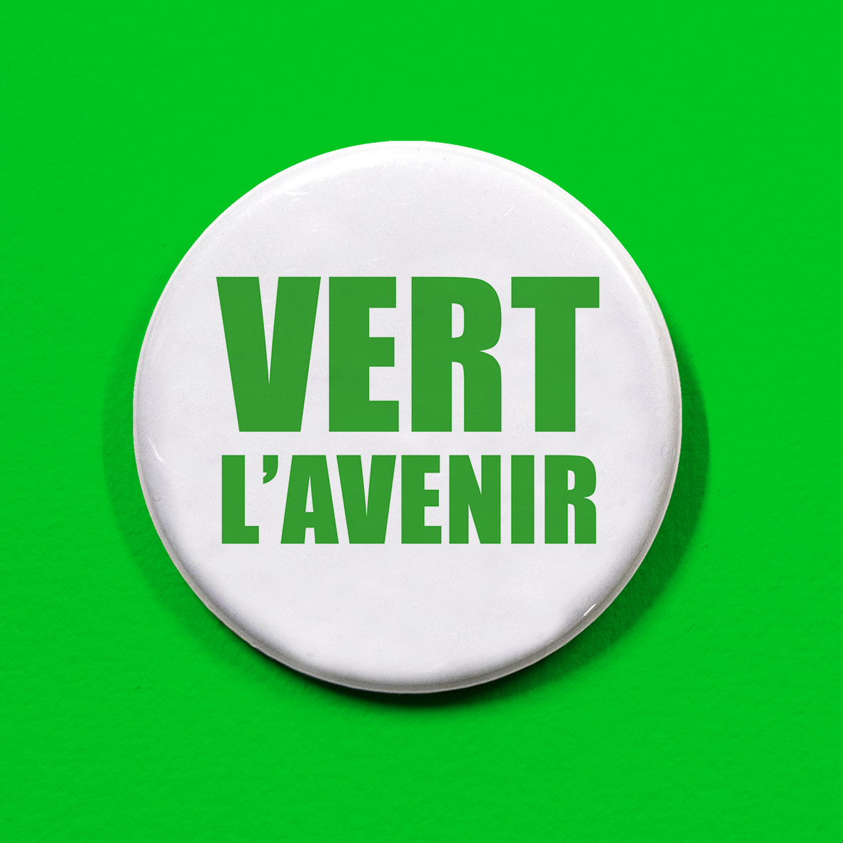 vert l'avenir ecologie badge politique manifestation diane corbin