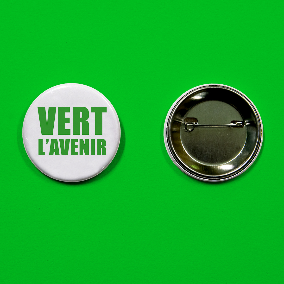 vert l'avenir ecologie badge politique manifestation diane corbin